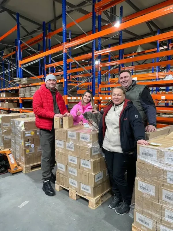 Nova poshta delivered hygiene products from the L'Oréal Group